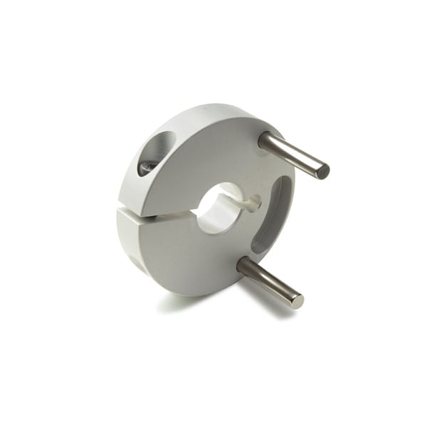 CntrlFlx Cplng Hub, Dbl, Bore 0.625", OD2.205", Aluminum, CPTD35-10-A